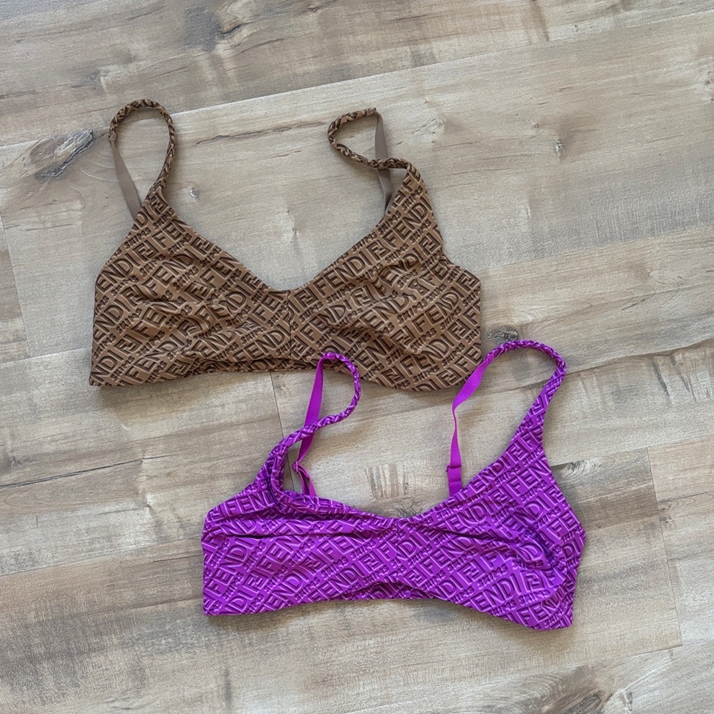 Skims Fendi Skimpy Scoop Bralette Set - Picture 2 of 6